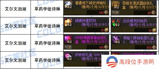 【攻略：道具兑换】每周/月的兑换道具整理（游戏活动10.17）15